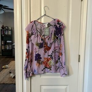 NWT, H&M soft ruffle top